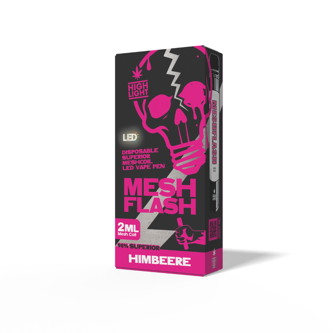 Mesh Flash - Raspberry - Superior Blend - Disposable Vape