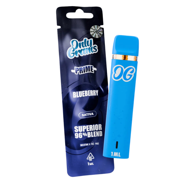 OnlyGrams - Blueberry - Superior Blend - Disposable Vape