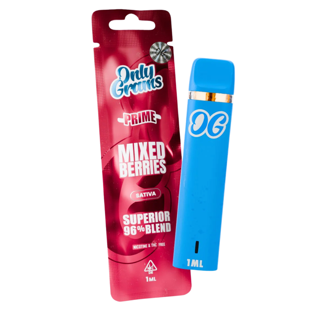 OnlyGrams - Mixed Berries - Superior Blend - Disposable Vape
