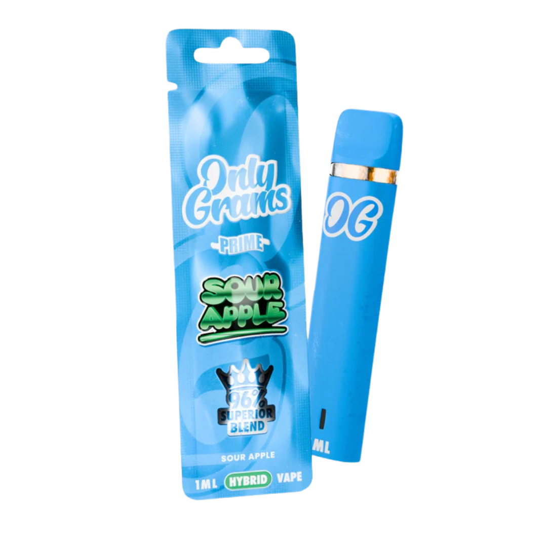 OnlyGrams - Sour Apple - Superior Blend - Disposable Vape
