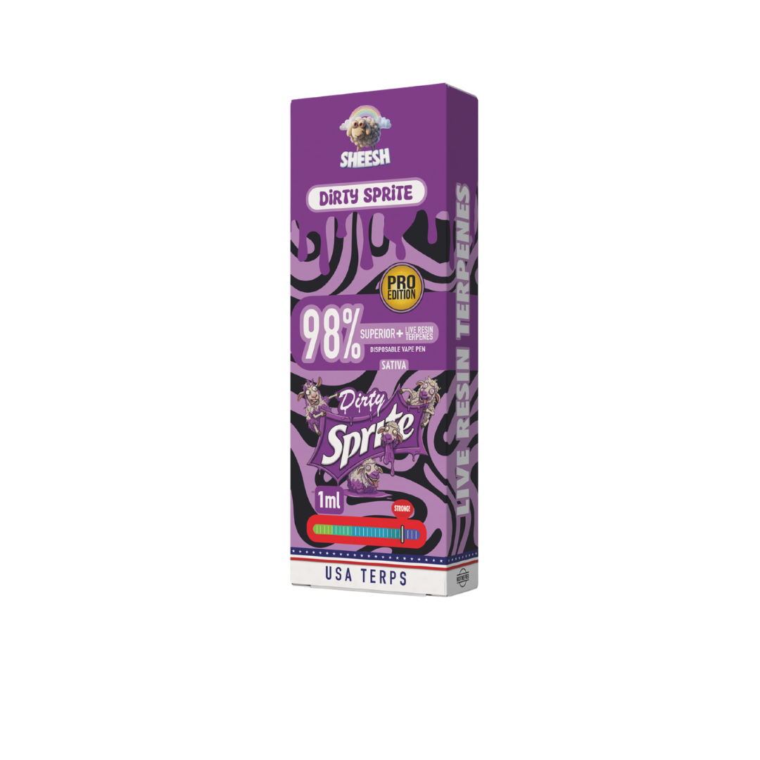 SHEESH Superior Pro Edition - Dirty Sprite - 1ml Disposable Vape