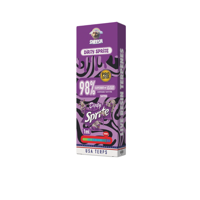 SHEESH Superior Pro Edition - Dirty Sprite - 1ml Disposable Vape