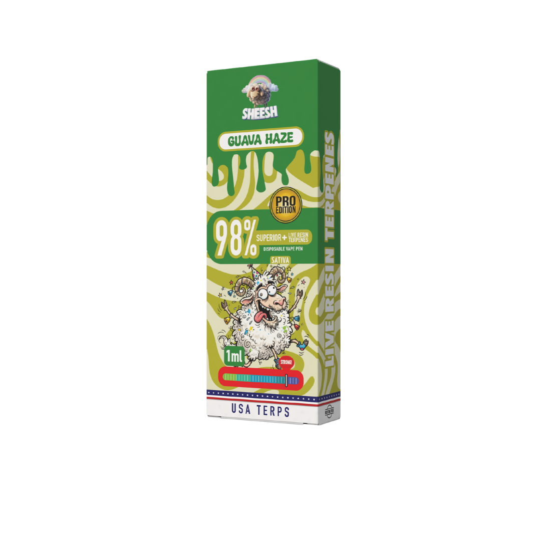 SHEESH Superior Pro Edition - Guava Haze - 1ml Disposable Vape