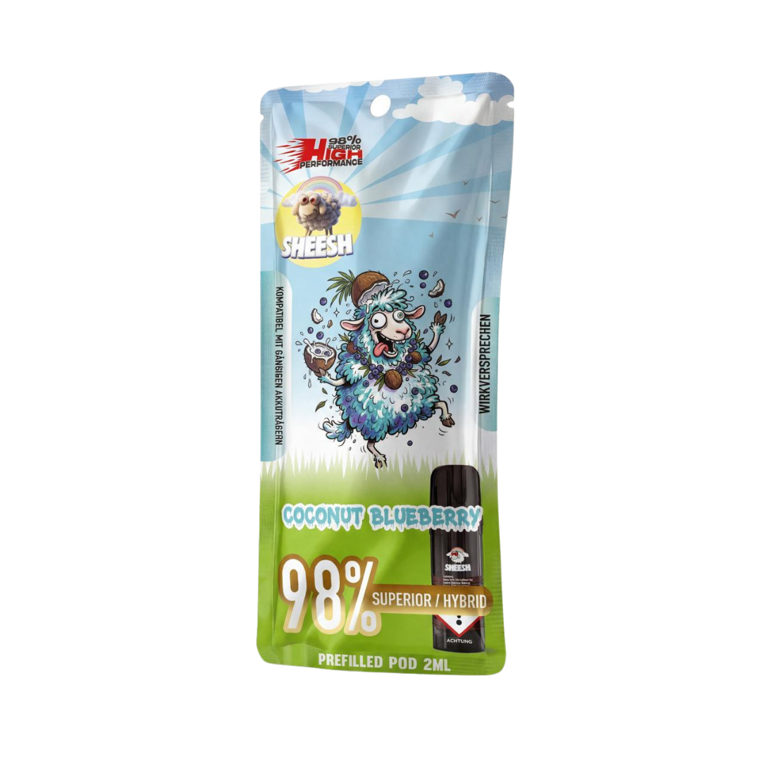 SHEESH - Superior Pod -  Coconut Blueberry - 2ml Pod