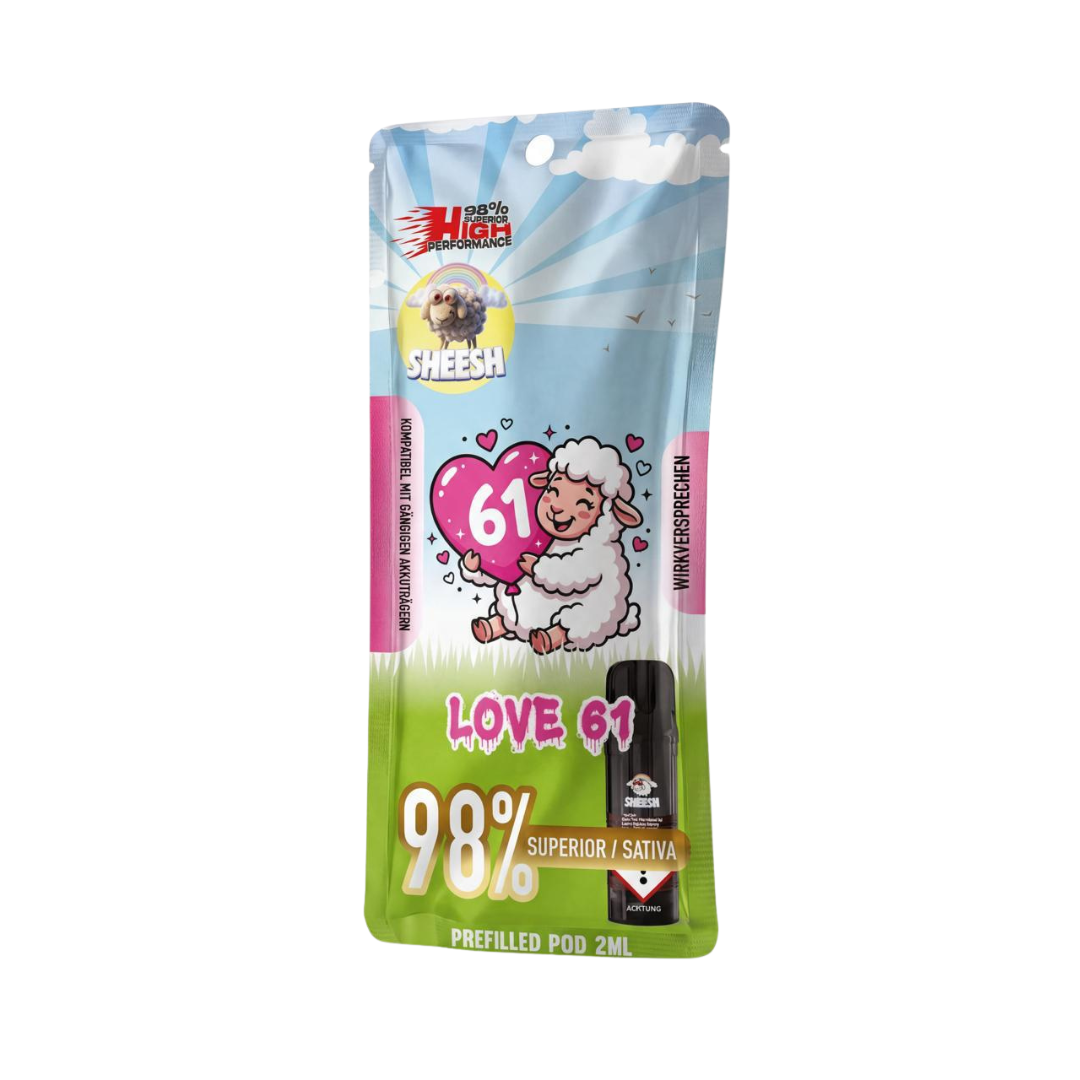 SHEESH - Superior Pod -  Love 61 - 2ml Pod