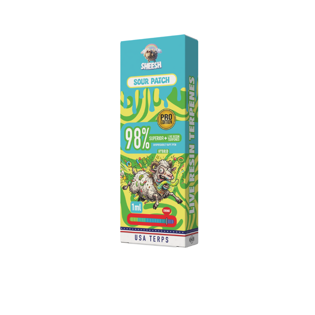 SHEESH Superior Pro Edition - Sour Patch - 1ml Disposable Vape
