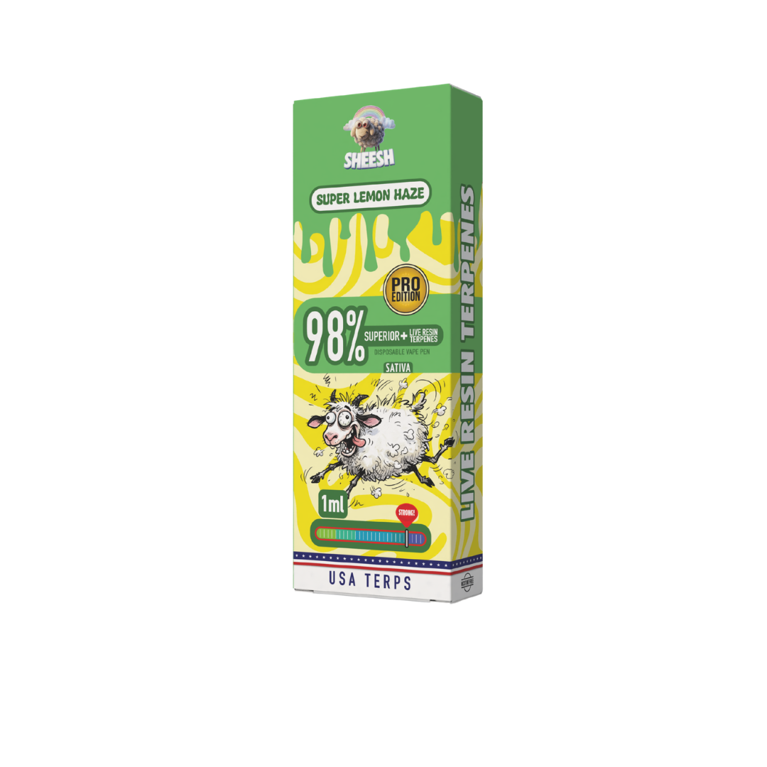 SHEESH Superior Pro Edition - Super Lemon Haze - 1ml Disposable Vape